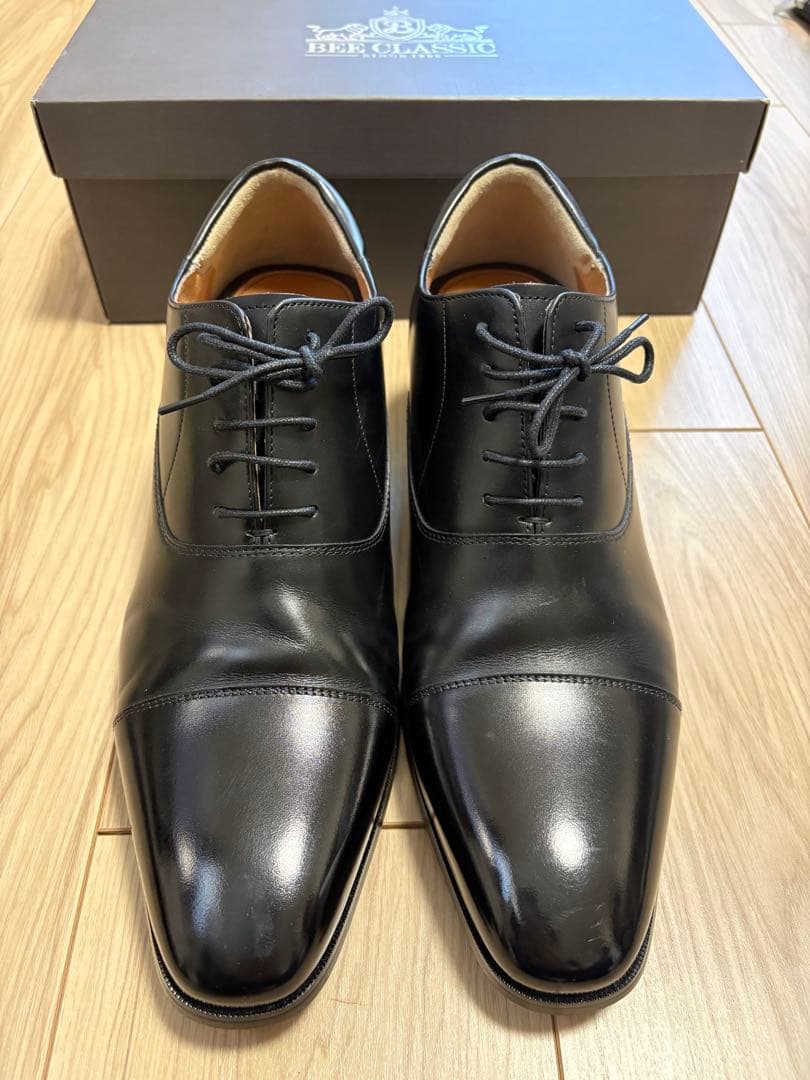 シークレットシューズ　内羽根ストレートチップ　ヒールアップ７cm