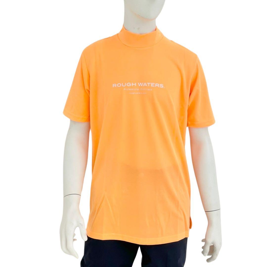 エリートグリップ　ROUGHWATERS 半袖モックネック　オレンジ　LL