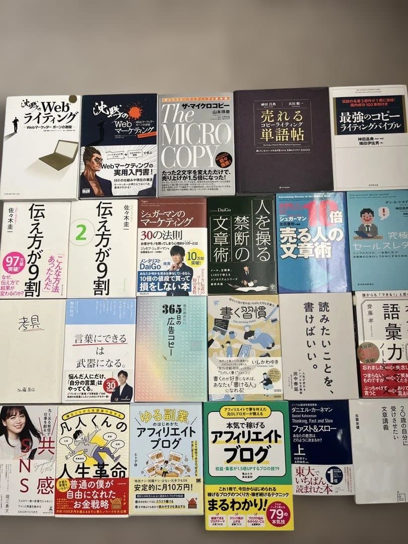 Webライティング・文章向上の本 23冊