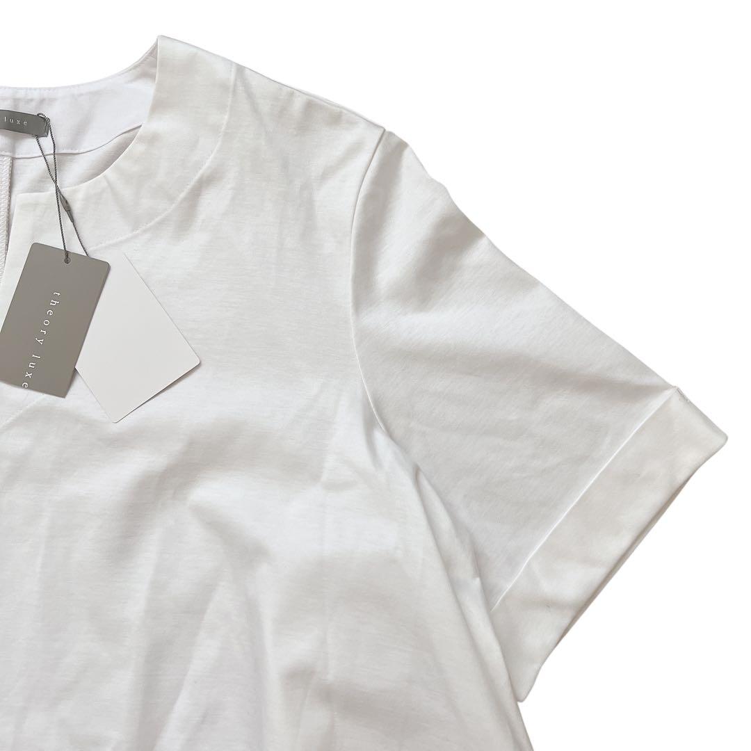 【新品】Theory luxe　BASALT WAYNE フレアカットソー　38