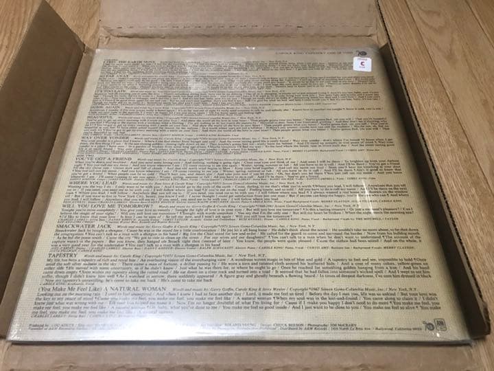 キャロル・キング タペストリー つづれおり 輸入版