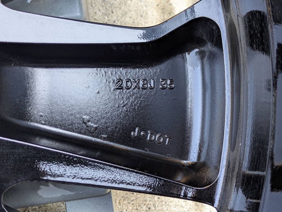 ガリキズありアウトランダー PHEV 20インチ ホイール 1本 20×8J ①