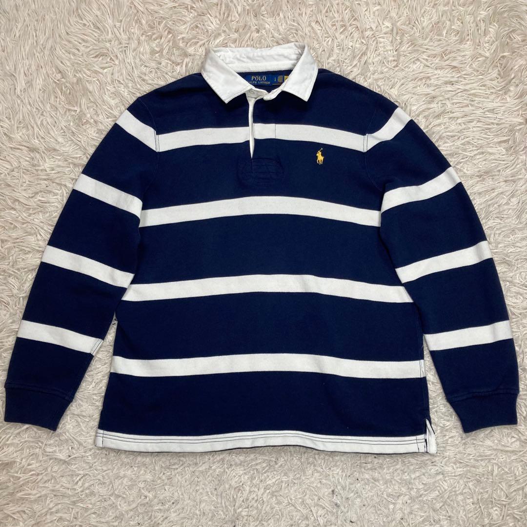 美品　POLO Ralph Lauren ラガーシャツ ポニー刺繍　芸能人着用