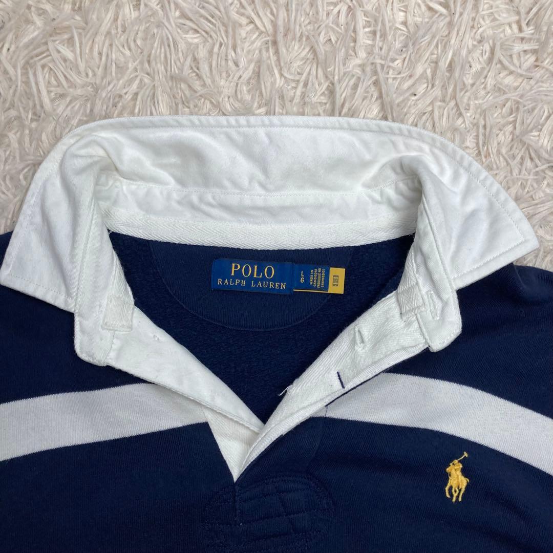 美品　POLO Ralph Lauren ラガーシャツ ポニー刺繍　芸能人着用