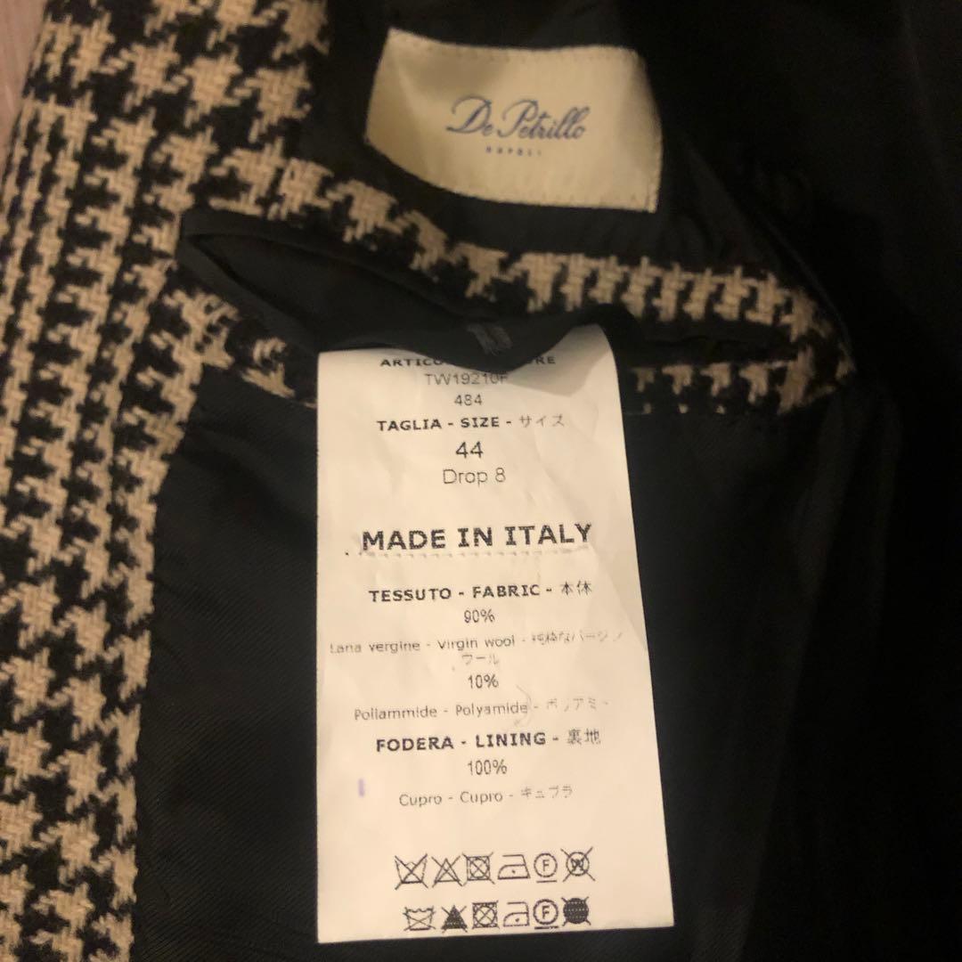 De Petrillo Posillipo グレンチェックジャケット