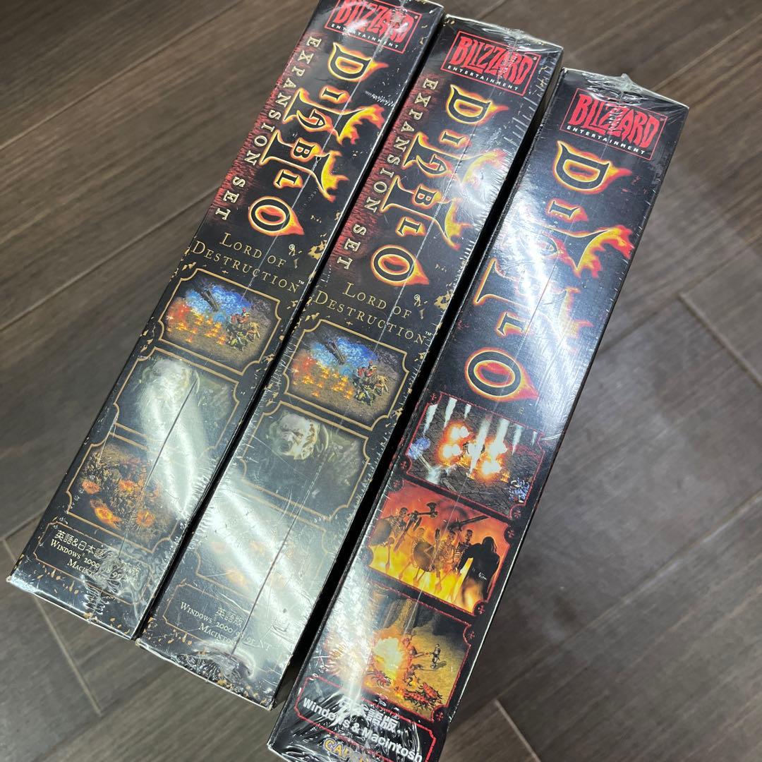 未開封　PCゲーム 3点セット☆ DIABLOⅡ + EXPANSION SET