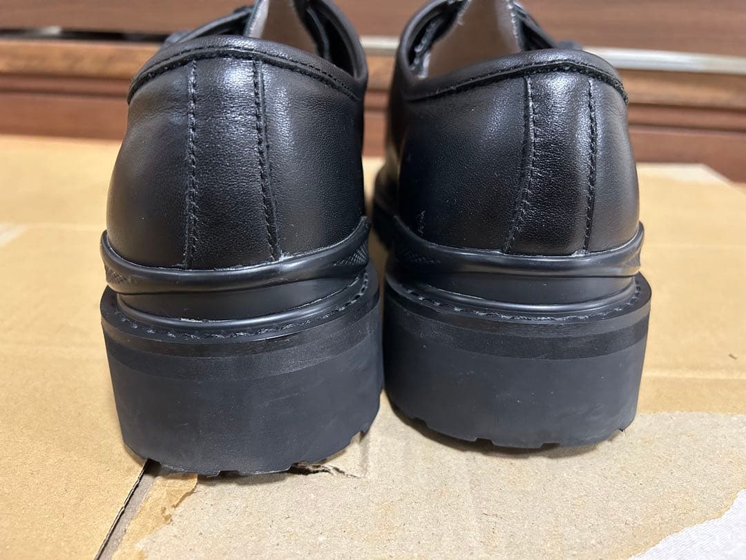 靴 (42)PG Steven Alan KNOCK BLACK LEATHER