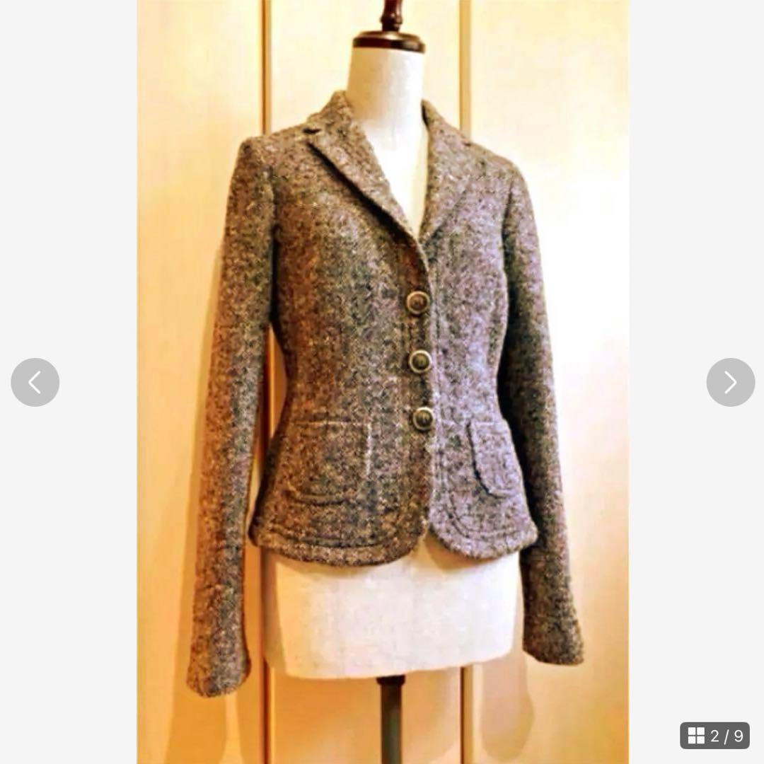 PAULE KA ルーマニア製 ツイードジャケット 36