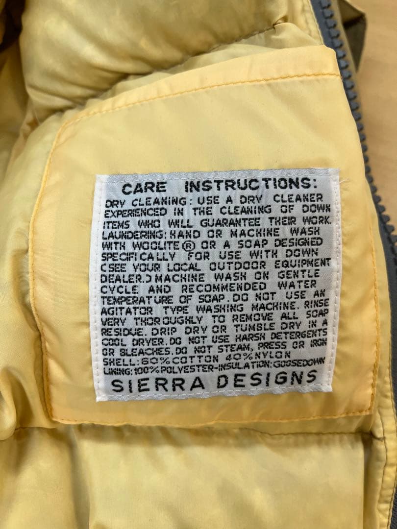 ●シェラデザインダウンジャケットkidsM