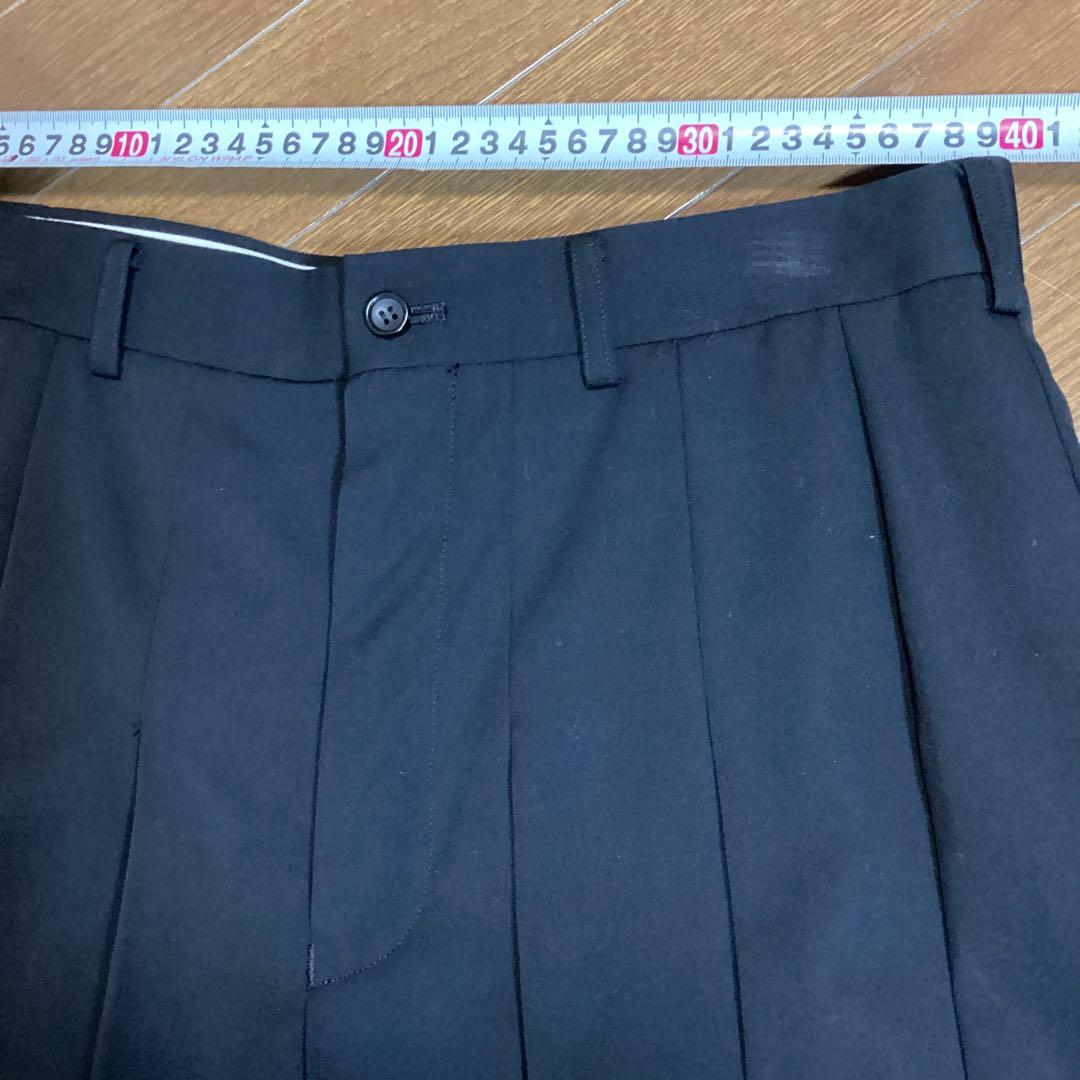 【 COMME des GARCONS】黒プリーツパンツ