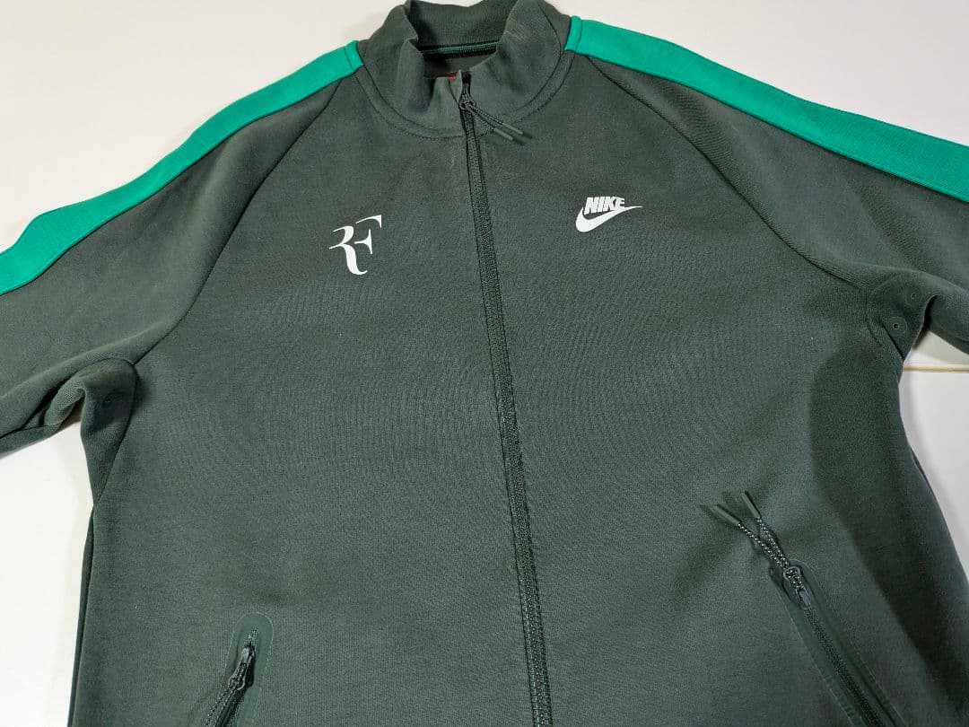NIKE ナイキ フェデラー　RF トラックジャケット　Ｌ グリーン テニス