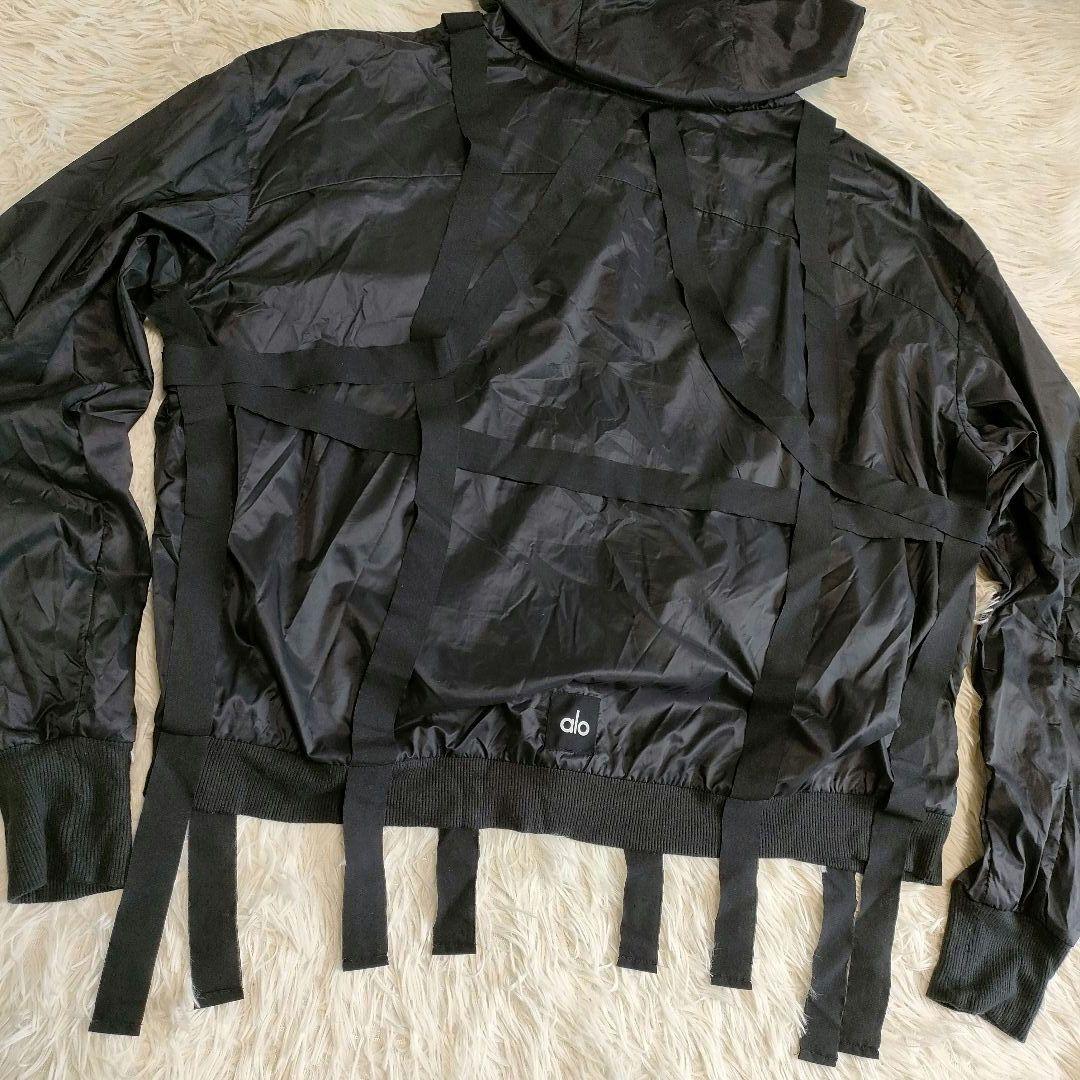 【✨新品✨】ALO YOGA◎スウェイジャケット ヴィンテージ パーカー 黒