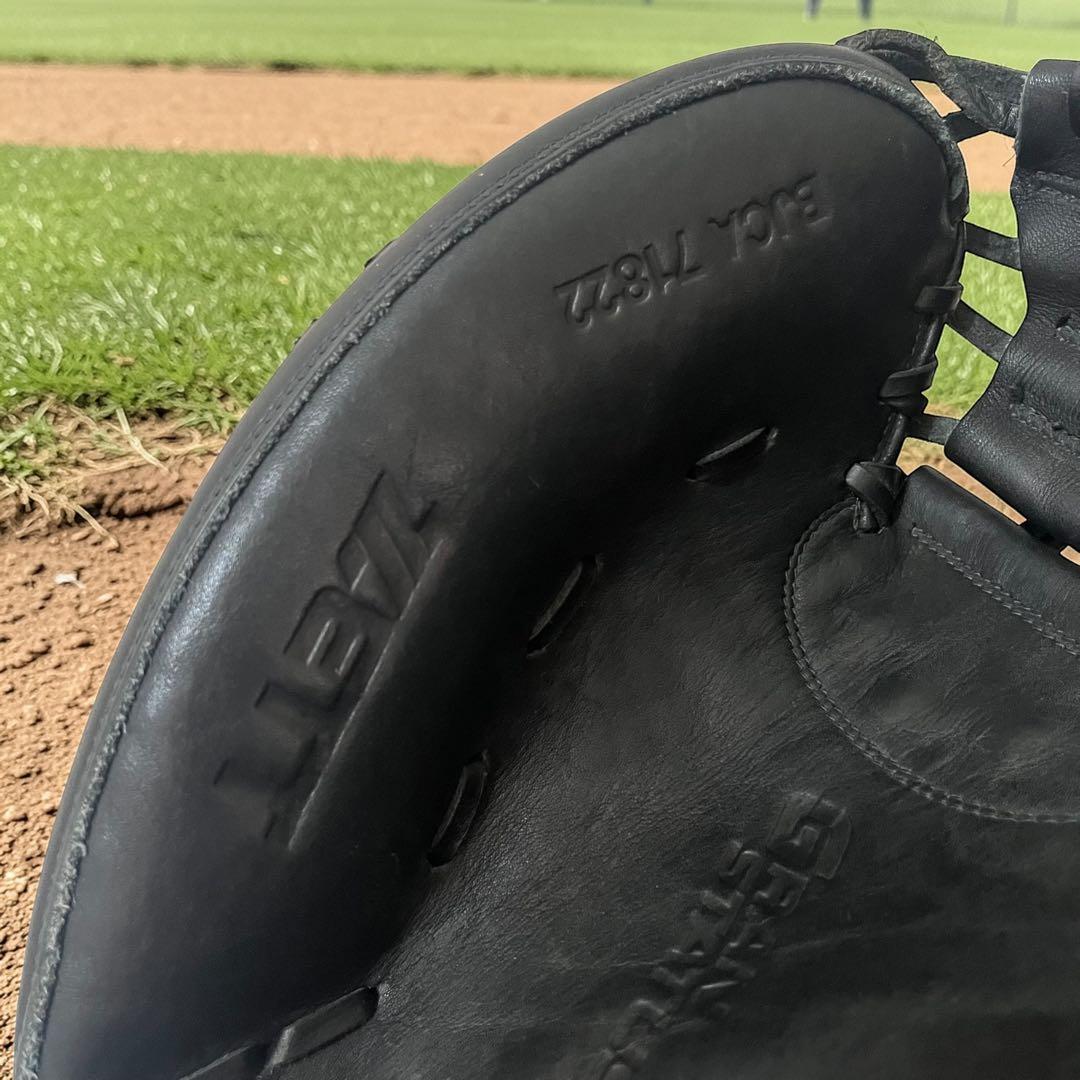 ZETT グランステイタス キャッチャーミット 軟式 少年野球 矢野モデル 黒