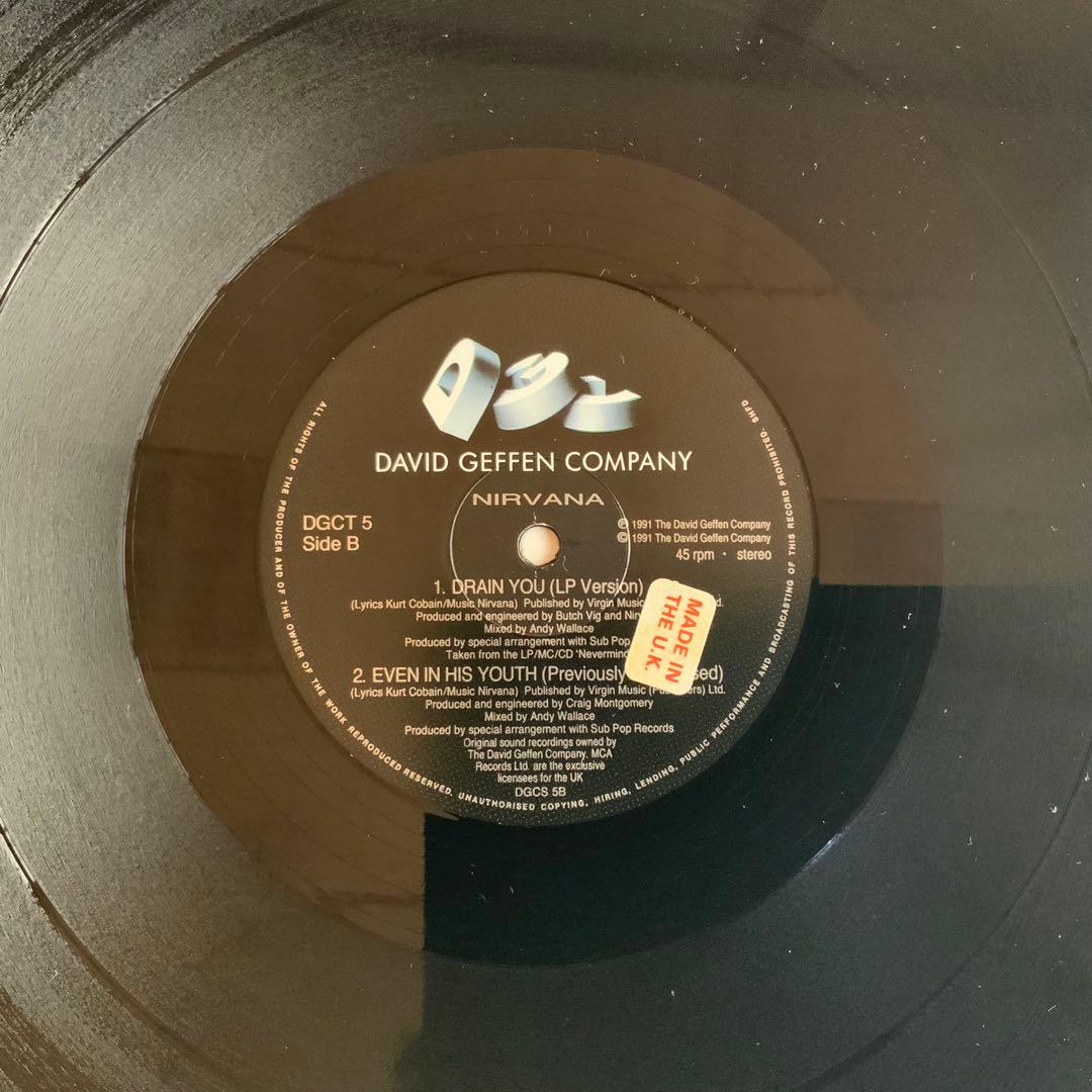 Nirvana Smells Like Teen Spirit UK 12”