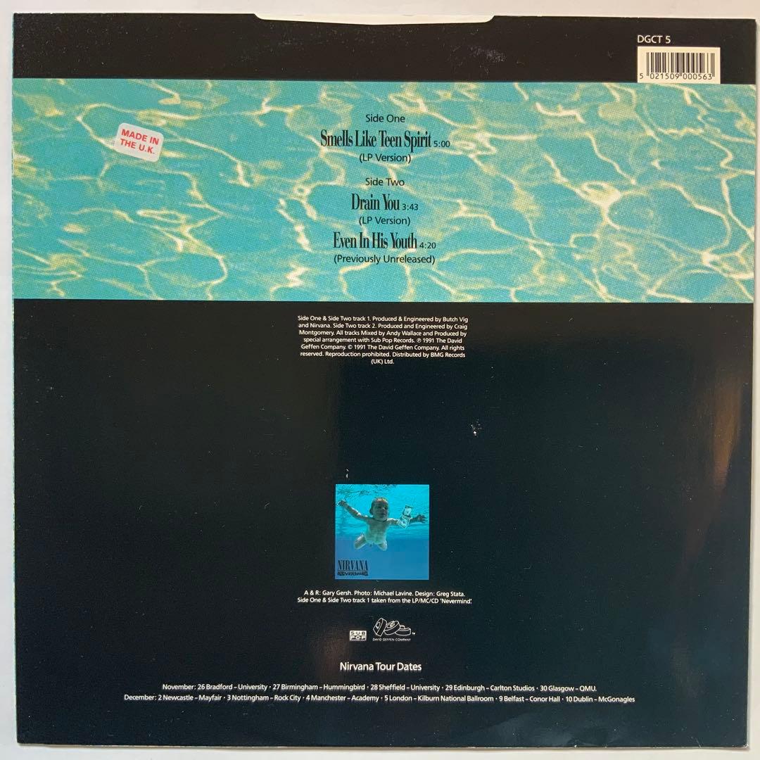 Nirvana Smells Like Teen Spirit UK 12”