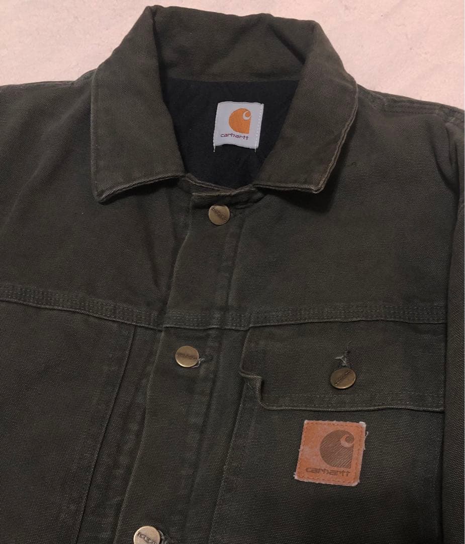 Carhartt カーハート トラディショナルコート ダック オリーブ L
