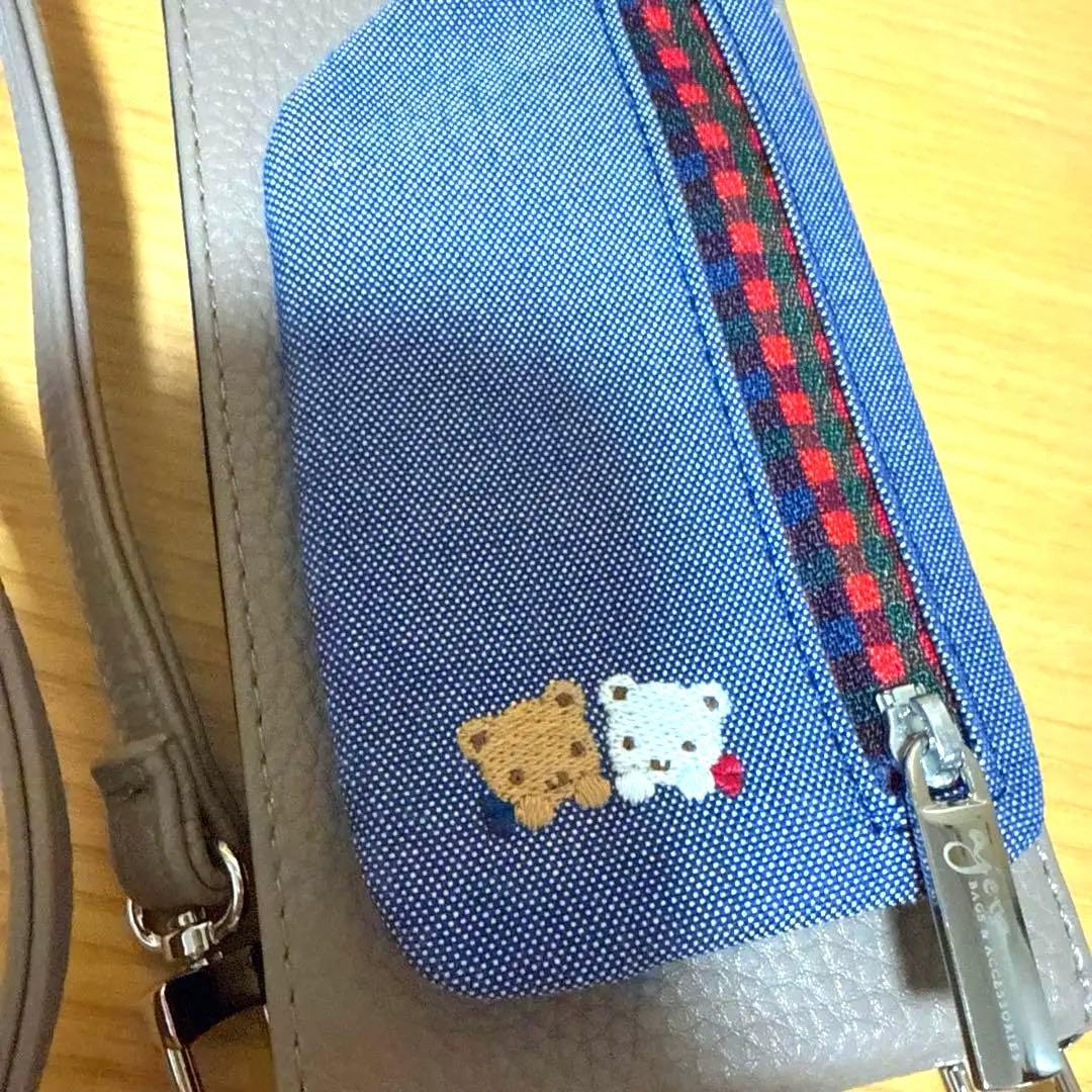 【美品】エジューファミリアコラボiPhoneケースマルチS