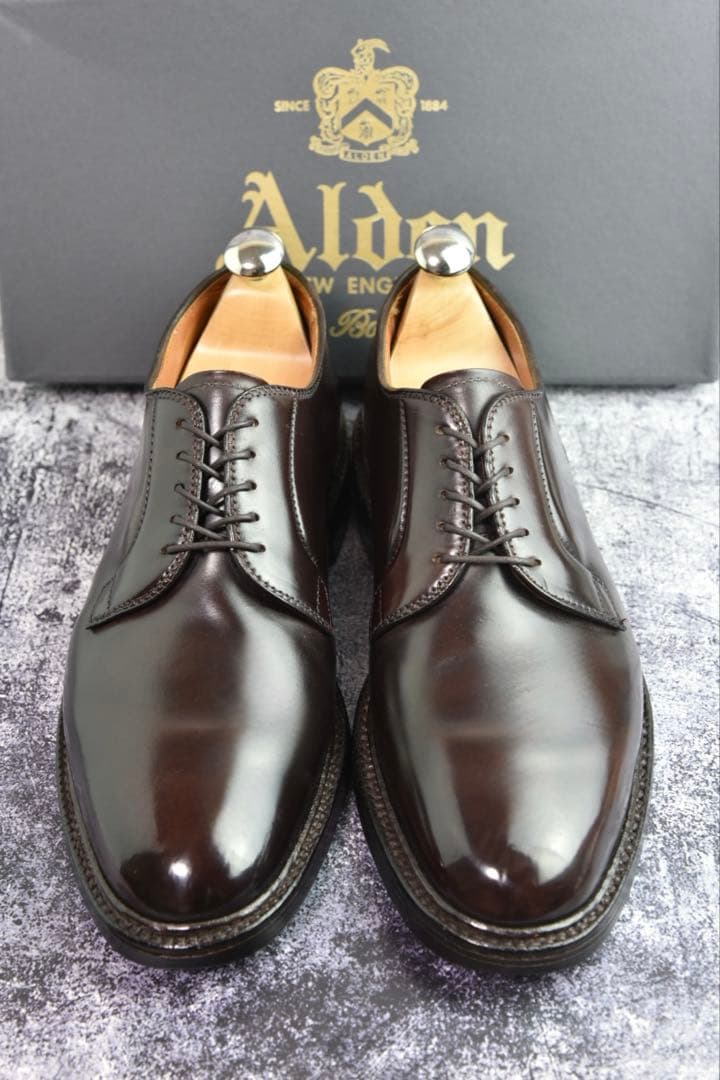 オールデン　コードバン　#990　7D　ダークバーガンディ　バリーラスト　袋付