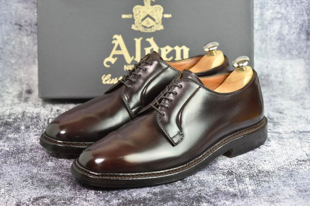 オールデン　コードバン　#990　7D　ダークバーガンディ　バリーラスト　袋付