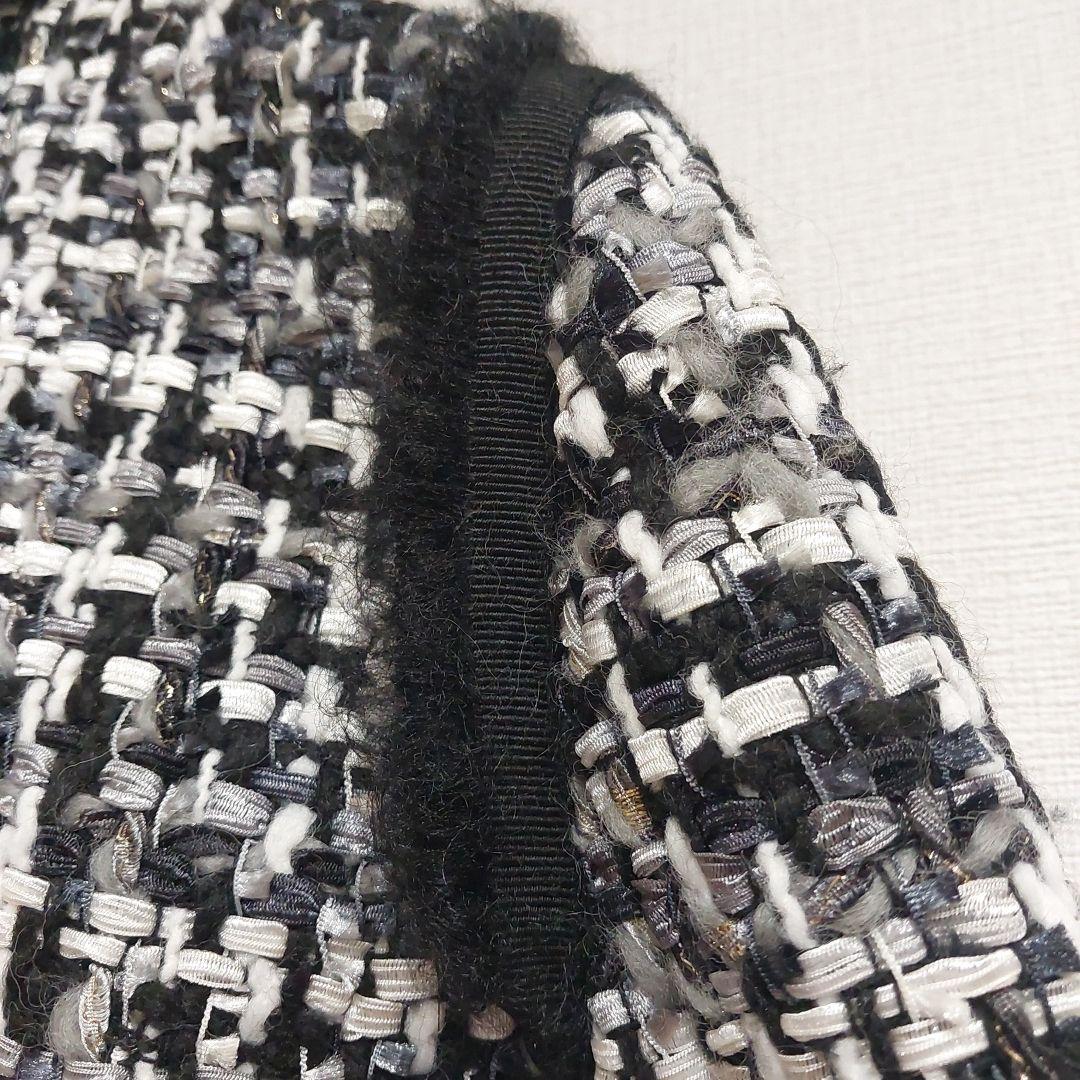 【LANVIN COLLECTION】ランバンコレクション ツイードジャケットS