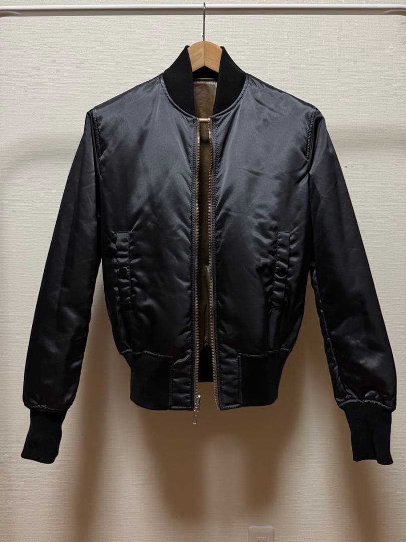 Maison Margiela ハの字レザーボンバージャケット