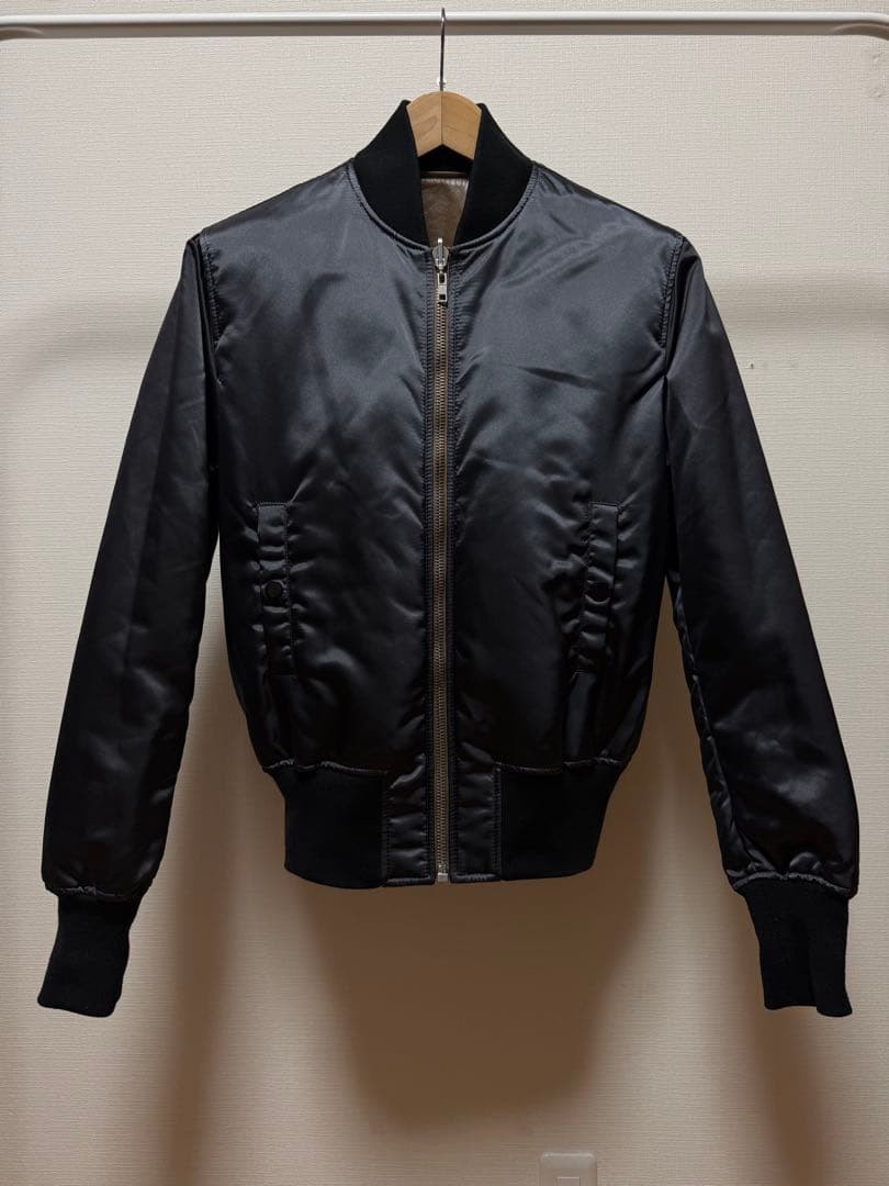 Maison Margiela ハの字レザーボンバージャケット