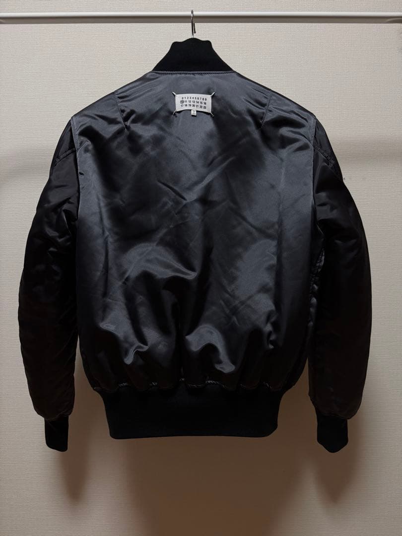 Maison Margiela ハの字レザーボンバージャケット