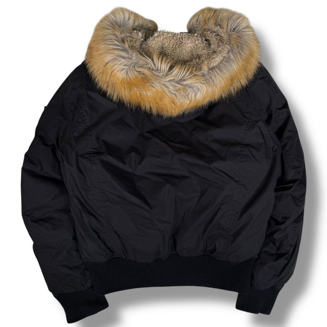 美品 DIESEL ブレイブマン 裏ボア N-2B MA-1 フライトジャケット