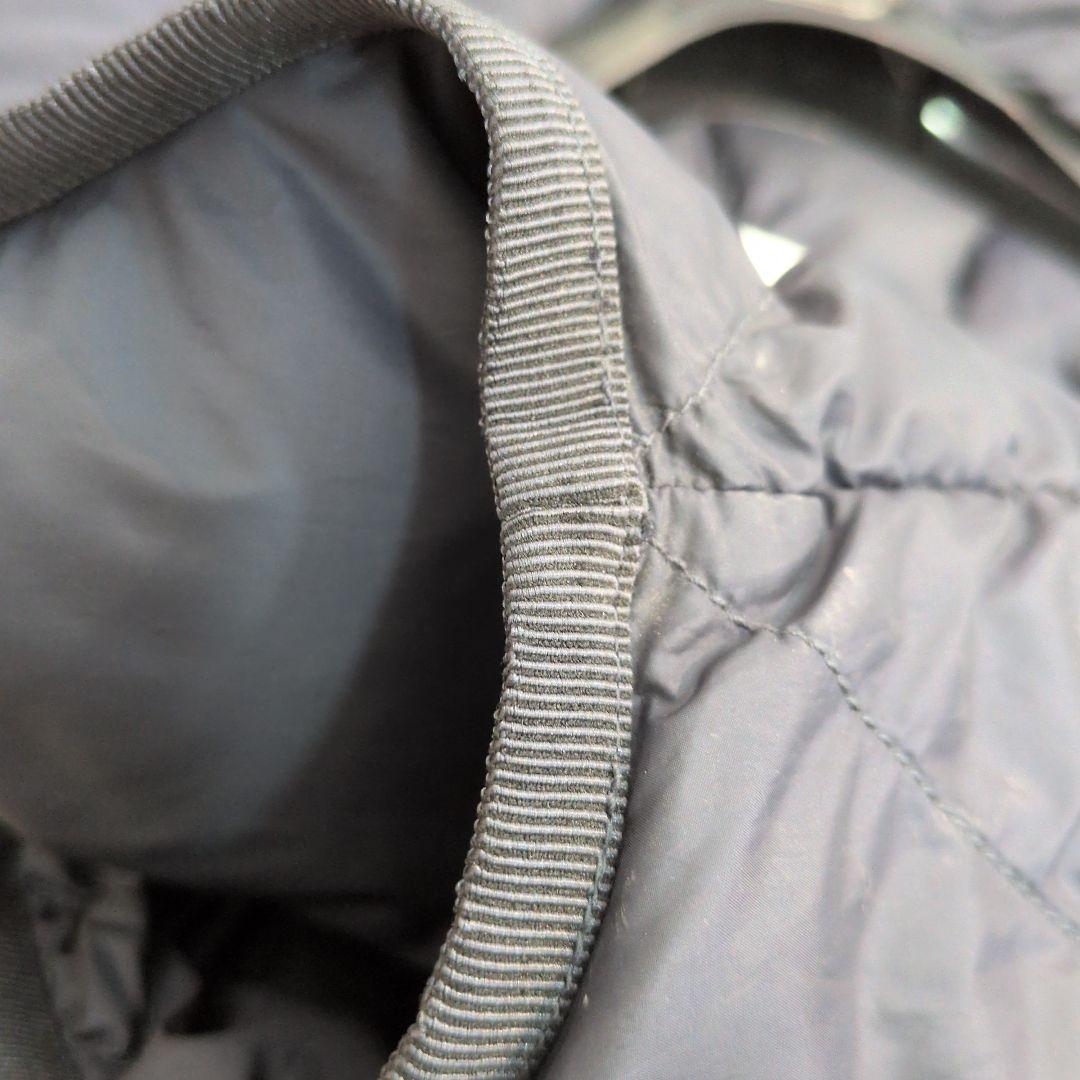 マックスマーラ　IT40　ネイビー フード付きダウンベスト