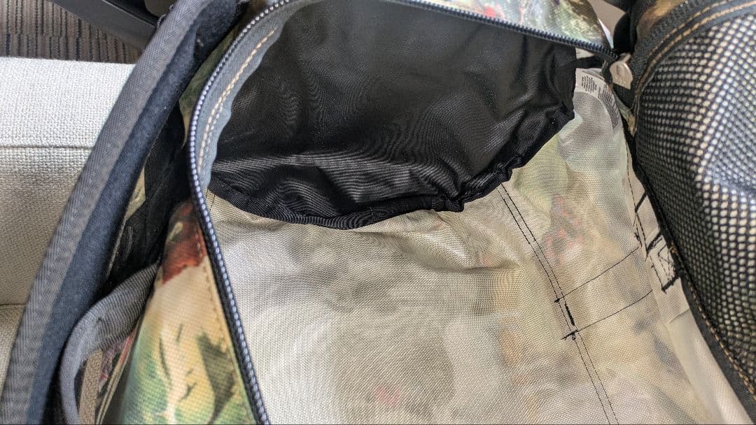 希少美品✨️限定柄　ノースフェイス　ダッフル S セピアブラウンハイカープリント