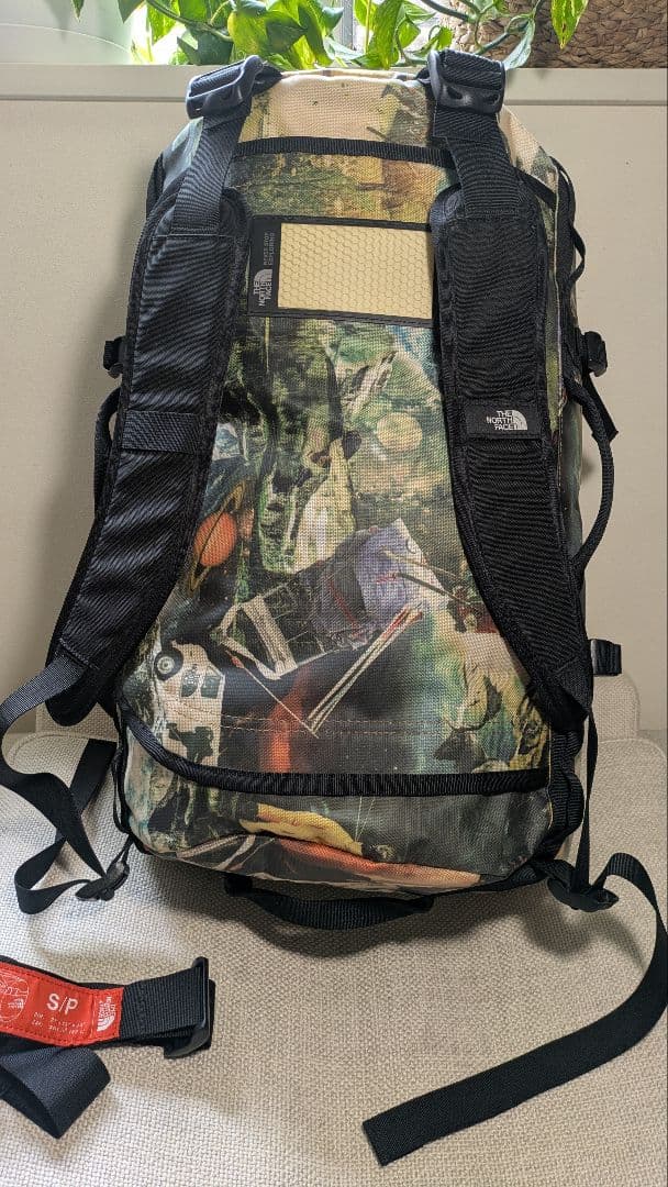 希少美品✨️限定柄　ノースフェイス　ダッフル S セピアブラウンハイカープリント