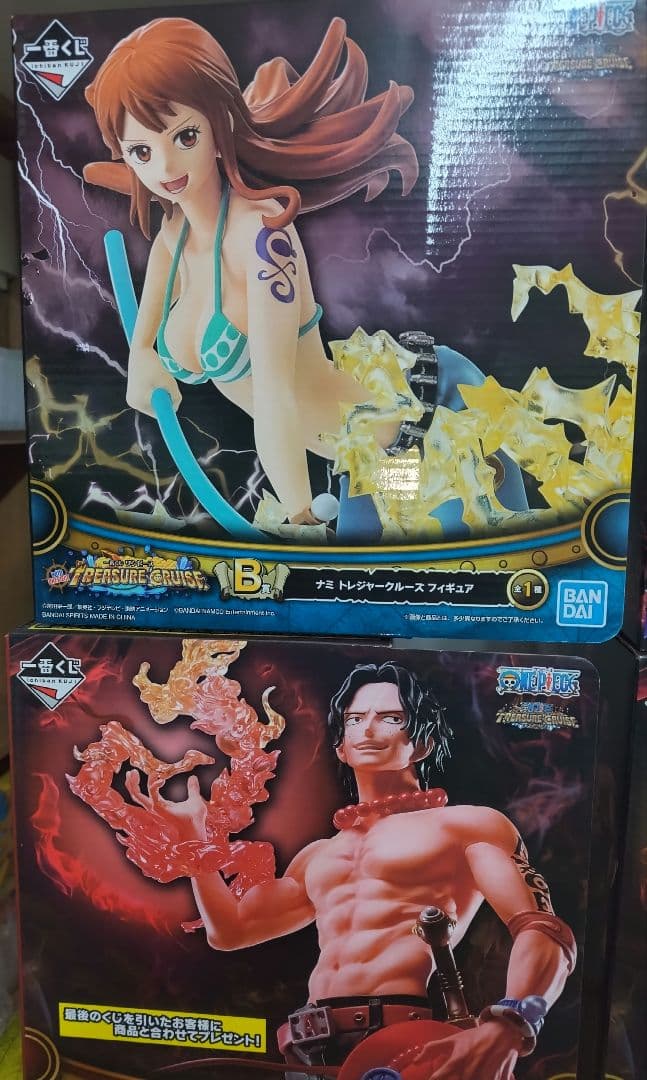 ワンピース　一番くじ　ゾロ　ナミ　エース　ロー　フィギュア　6点セット