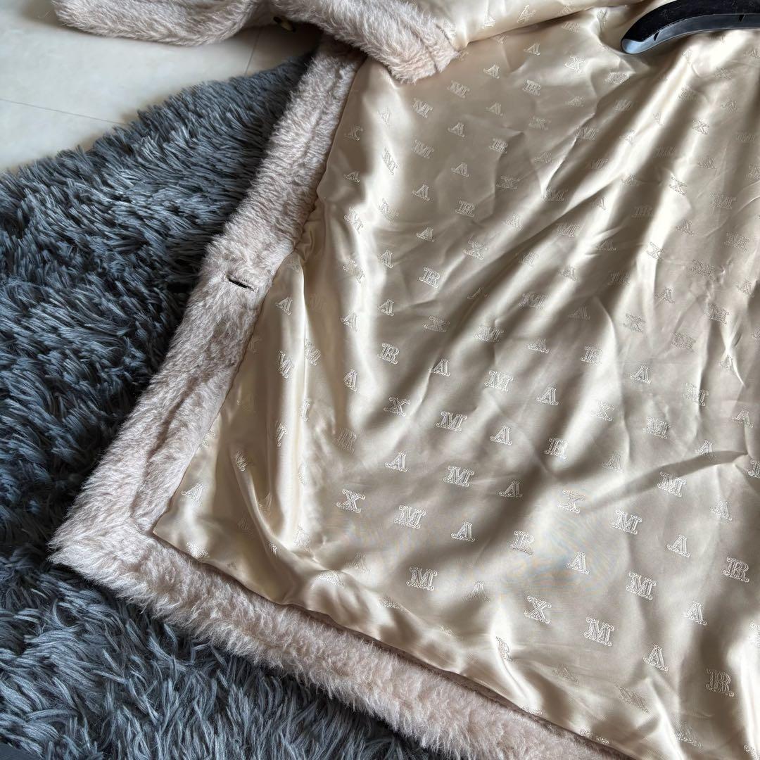 美品✨MaxMara Tebe1 テディケープ サンドベージュ アルパカ・シルク