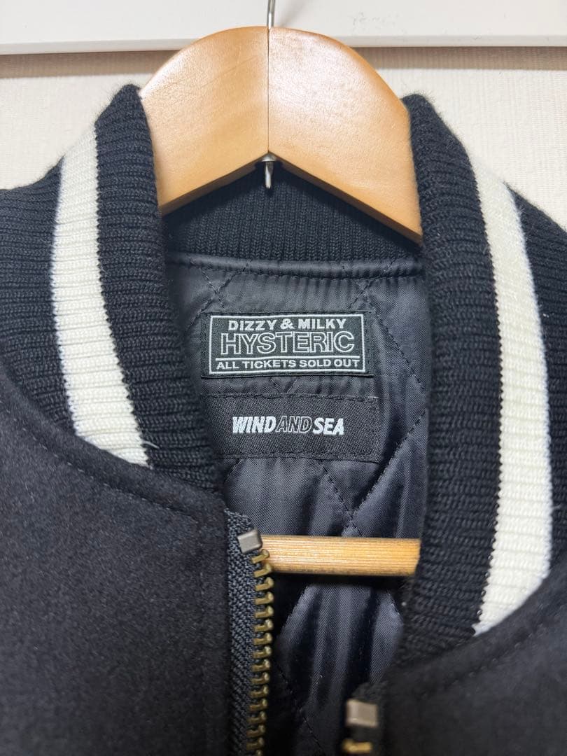 て*る様 HYSTERICGLAMOUR WIND AND SEA スタジャン