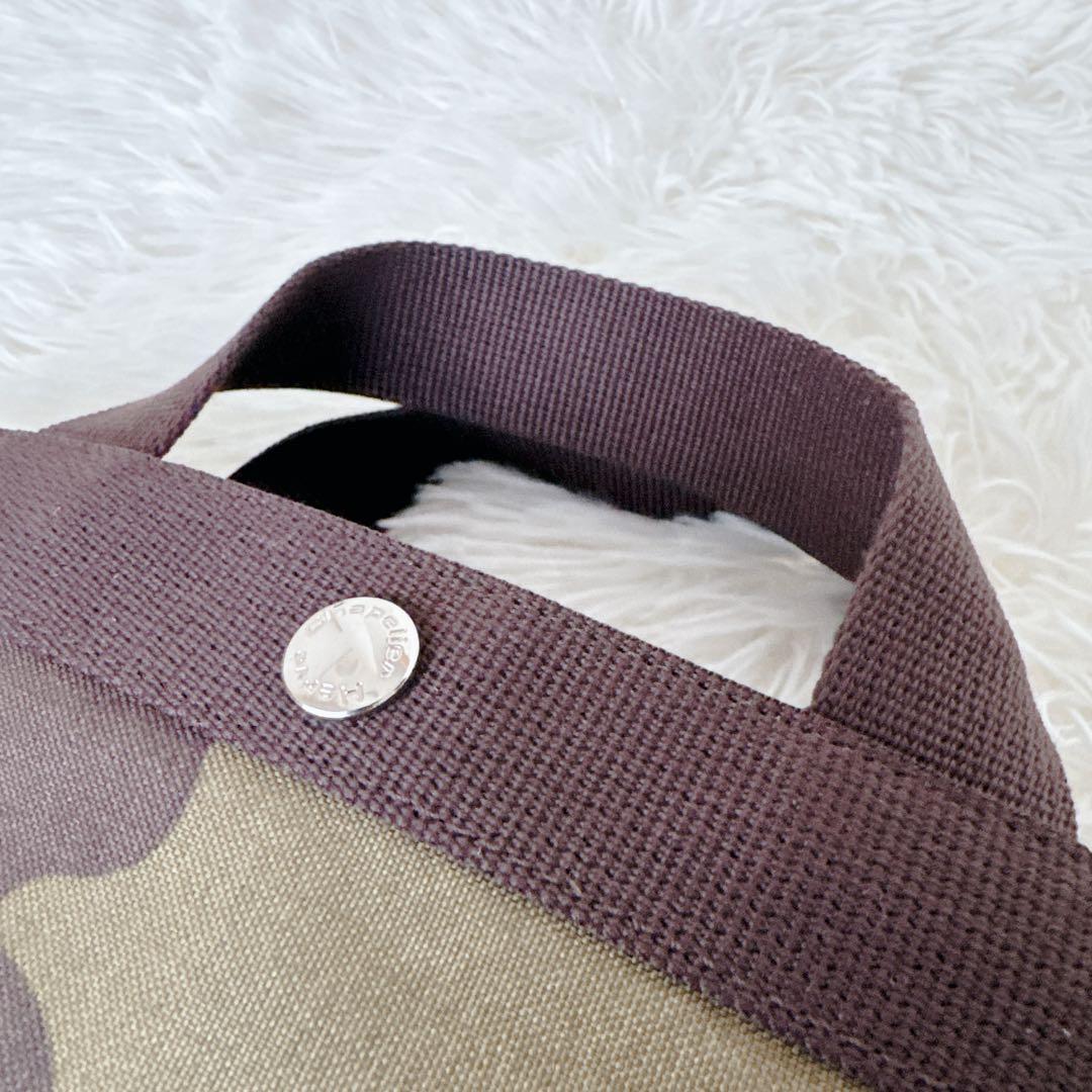 新品タグ付き✨エルベシャプリエ 701W カモフラージュ 舟型トートS 迷彩