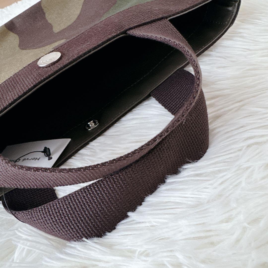 新品タグ付き✨エルベシャプリエ 701W カモフラージュ 舟型トートS 迷彩