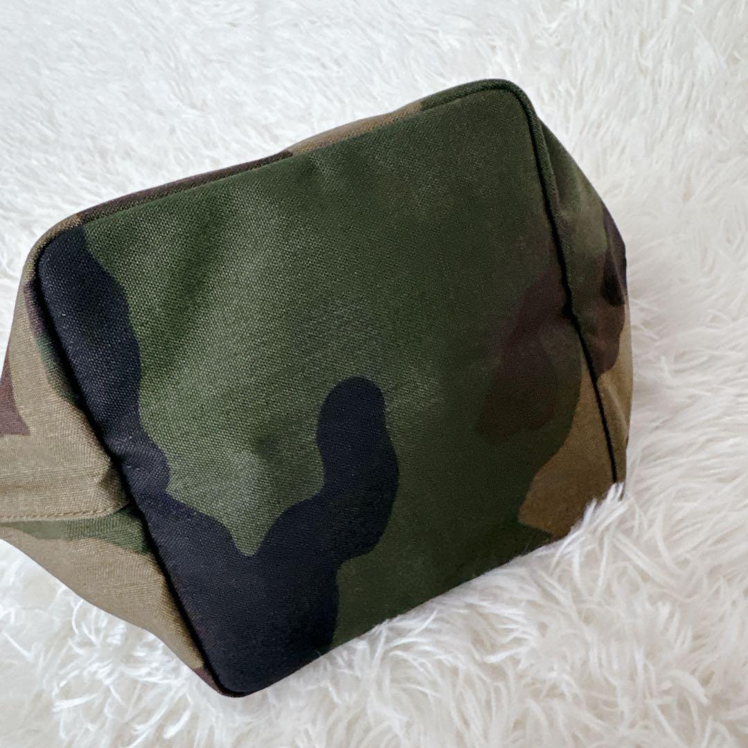 新品タグ付き✨エルベシャプリエ 701W カモフラージュ 舟型トートS 迷彩