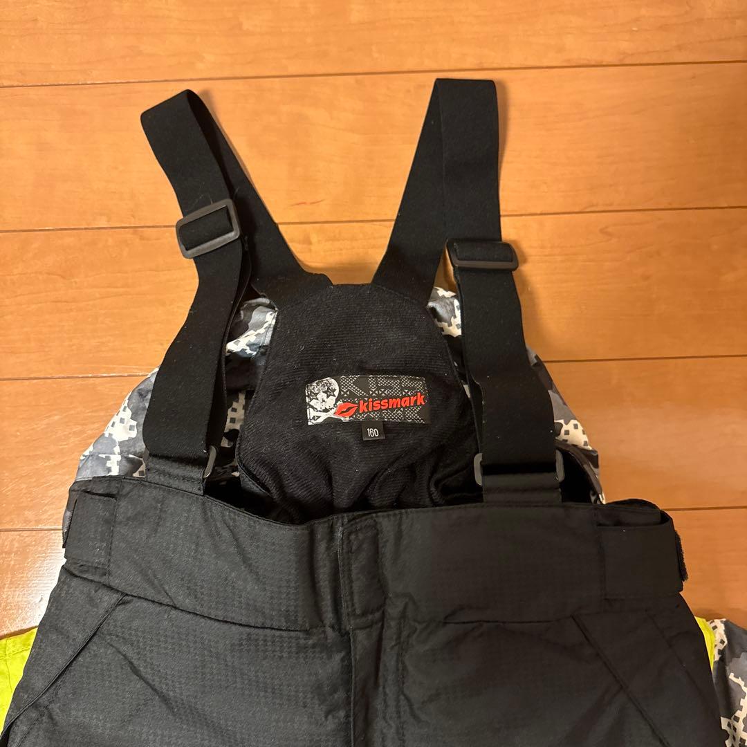 スキーウェア イエロー カモフラージュ