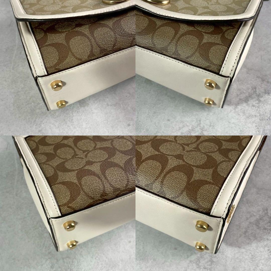 ✨美品✨コーチ　ティリー　トップハンドル　サッチェル　ハンドバッグ　2way