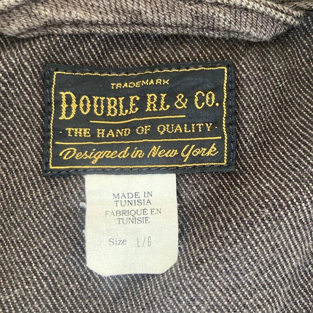 ダブルアールエル　ブラウン カバーオール L