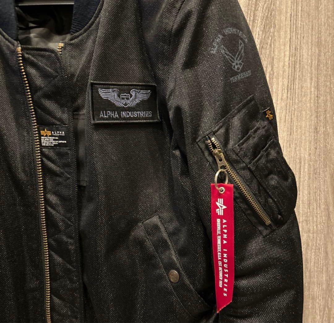［美品］ALPHA INDUSTRIES フライトジャケットL