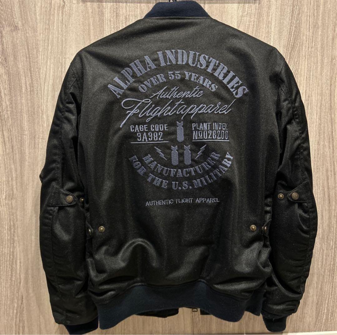 ［美品］ALPHA INDUSTRIES フライトジャケットL