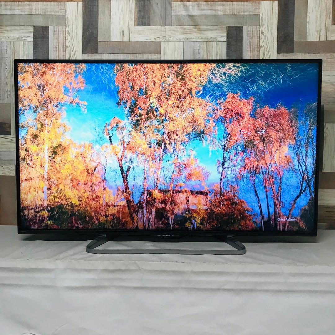 即日受渡❣️全国送料込シャープ55型テレビYouTube.Netflix視聴可