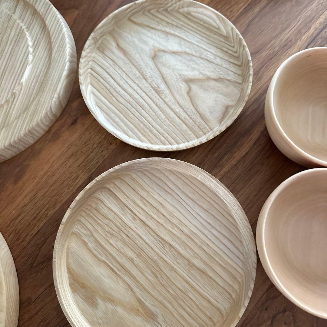 高橋工芸　KAMIプレート24cm 18cm Cara ボウル12cm六点セット