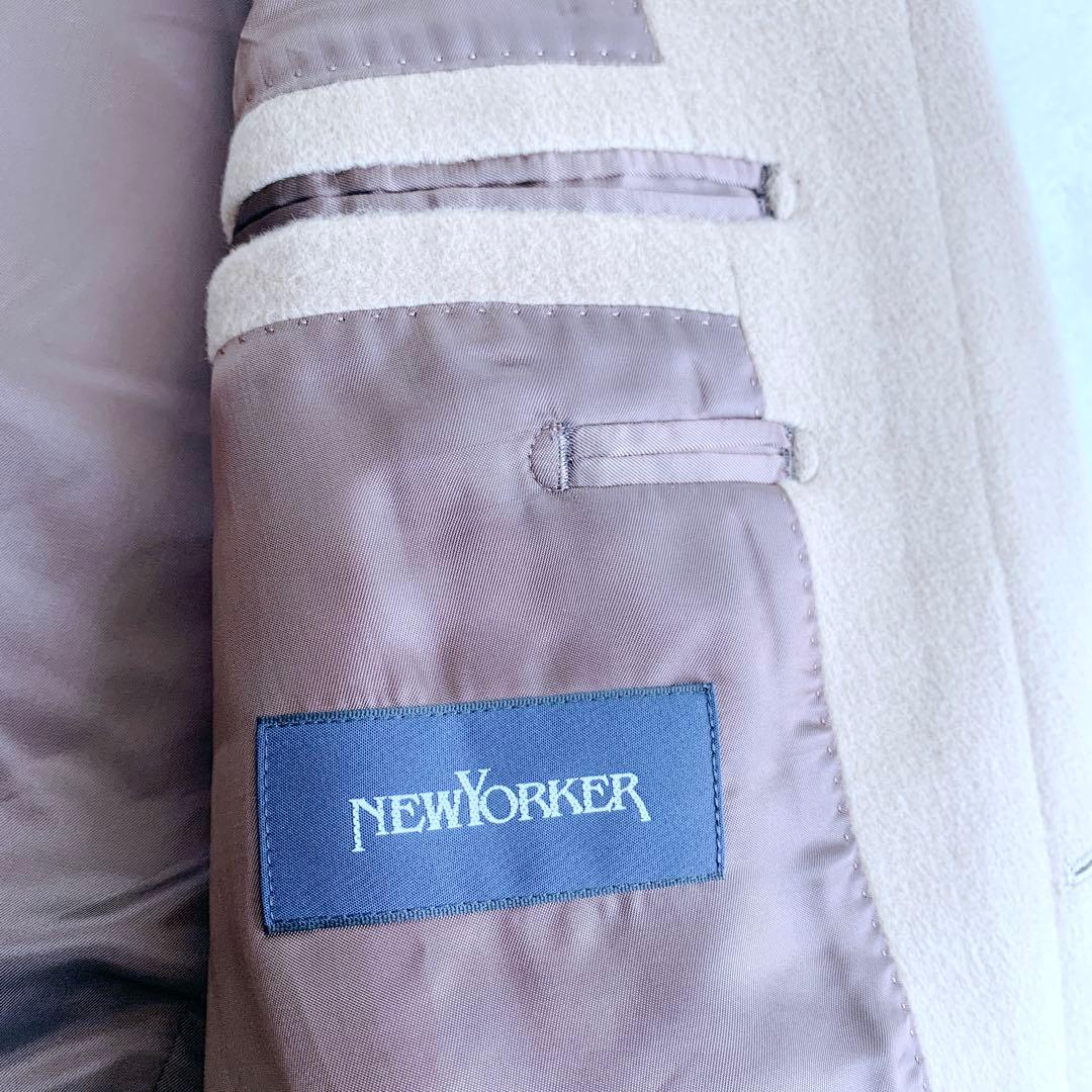 【kennybear】極美品 ニューヨーカー キャメル カシミヤウール