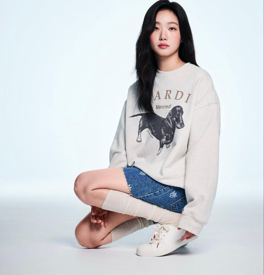 Mardi Mercredi SWEATSHIRT スエット　犬DDANJI