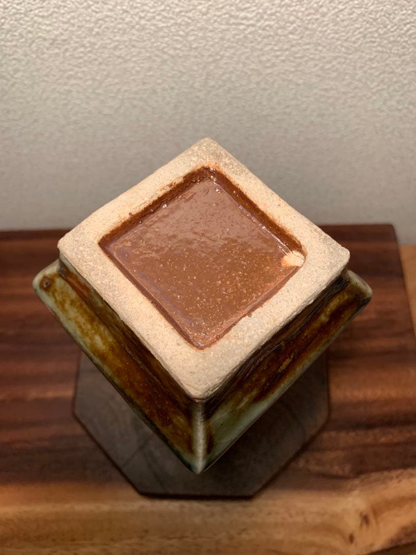 河井武一 呉須方壺 花器 民藝 河井寛次郎 河井久