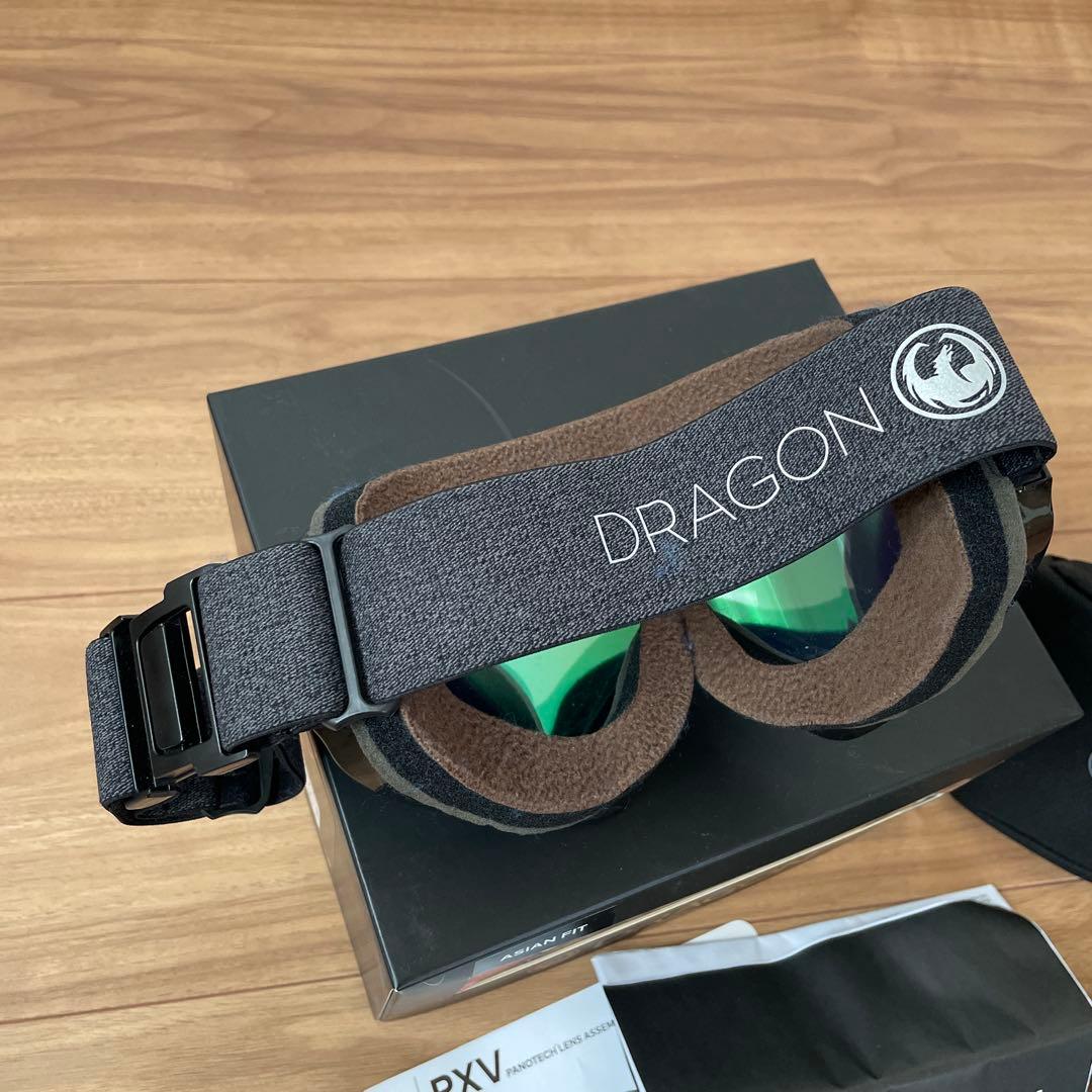 DRAGON PXV ゴーグル グリーン／ブラック