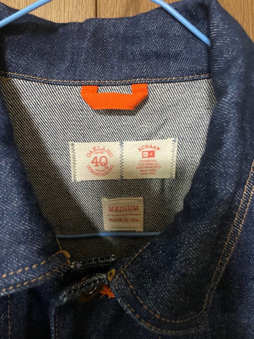 USデニム カバーオール FOURSTAR × 4Q デニムジャケット