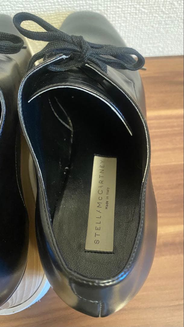ステラ マッカートニー　エリスプラットフォームレースアップシューズ37 1/2